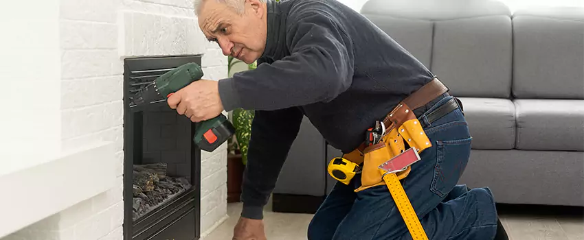 New Indoor Fireplace Installation in Woodmere, New York
